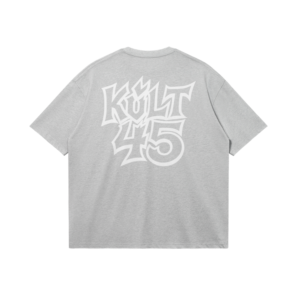 Teeshirt Oversize Logo Kult45 Mono couleur