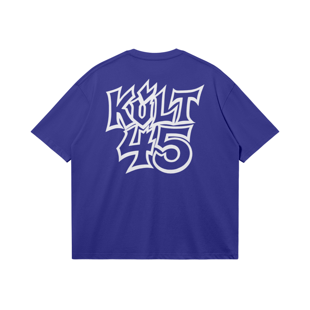 Teeshirt Oversize Logo Kult45 Mono couleur