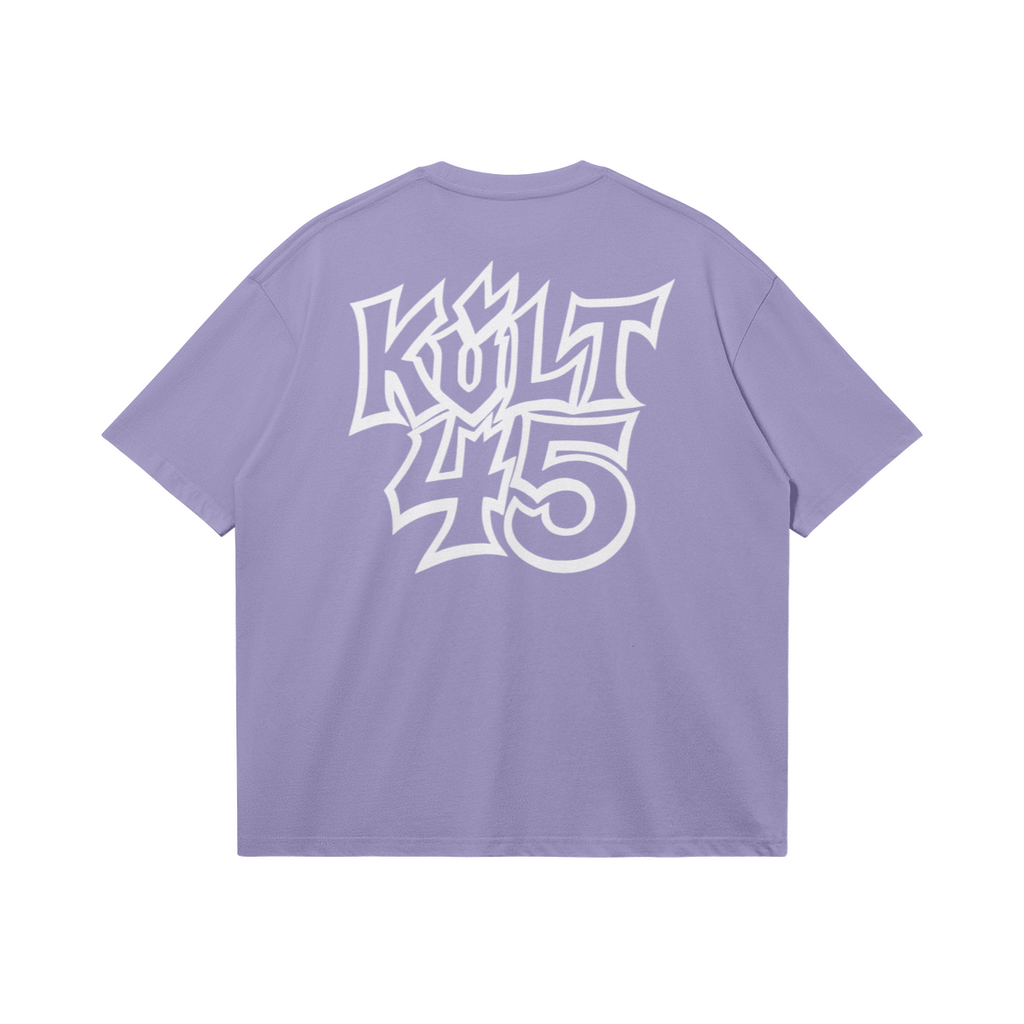 Teeshirt Oversize Logo Kult45 Mono couleur