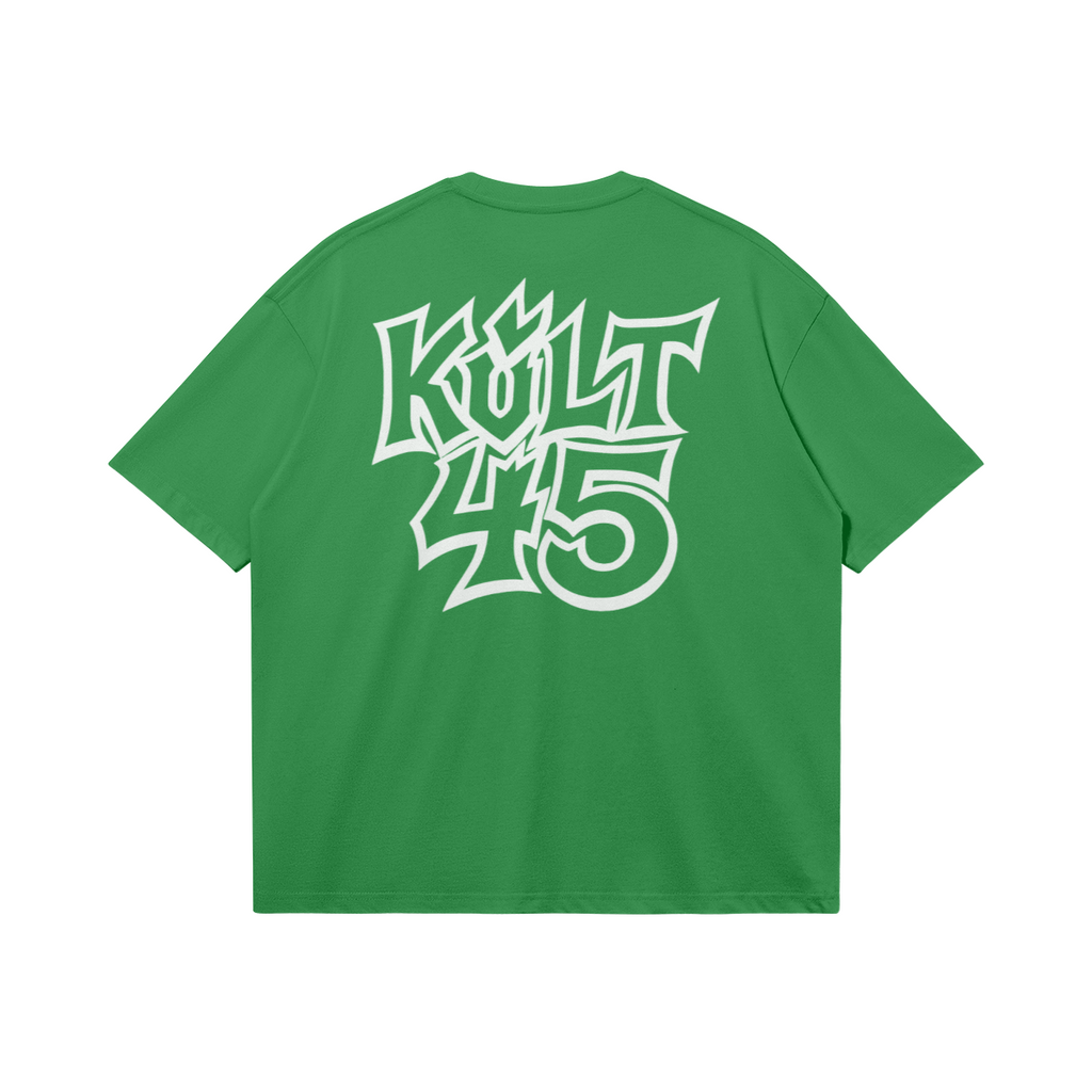 Teeshirt Oversize Logo Kult45 Mono couleur